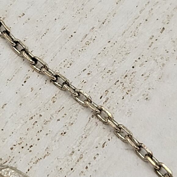 Womens Sterling Silver Pull Through Long Chain Cube Dangle Drop Earrings - Picture 6 of 12